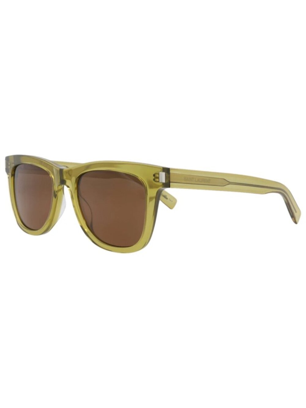 New Saint Laurent Women's Sunglasses Square Rectangle Recycled Acetate Frame